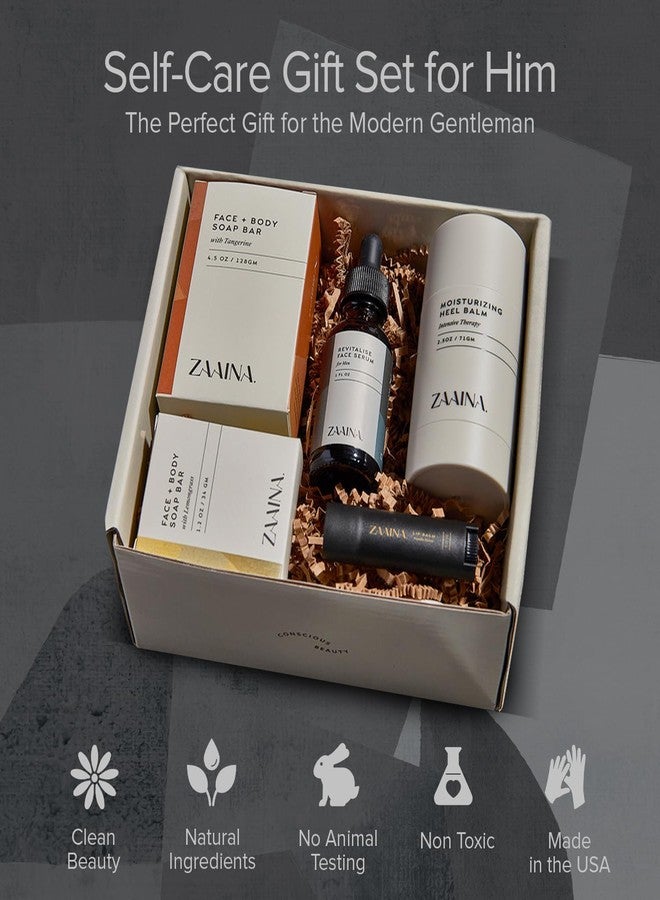 Zaaina Men's Birthday Care Package with Card - Luxury Gift Set for Men, Body Self Care Kit for Men, Relaxing Spa Birthday Gift Basket by ZAAINA - Image 2